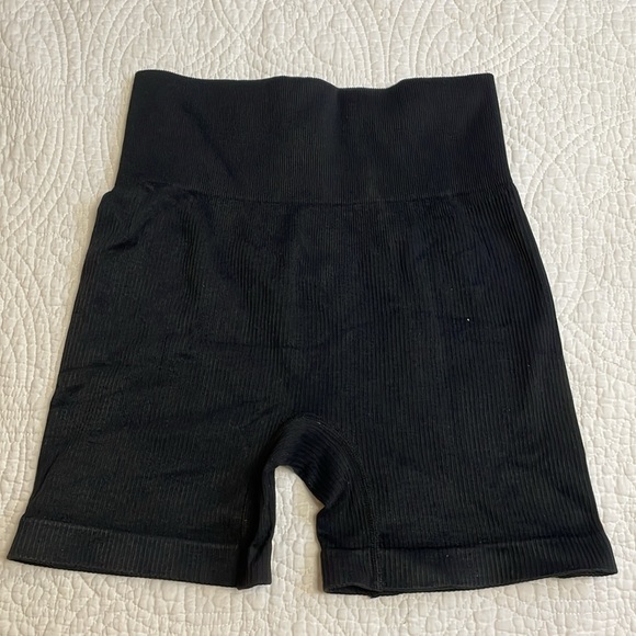 Black Workout Shorts - Picture 3 of 3